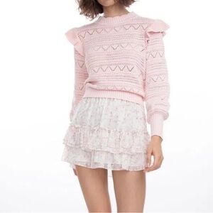 Generation Love New York Audrina Skirt in Pastel English Rose Size L